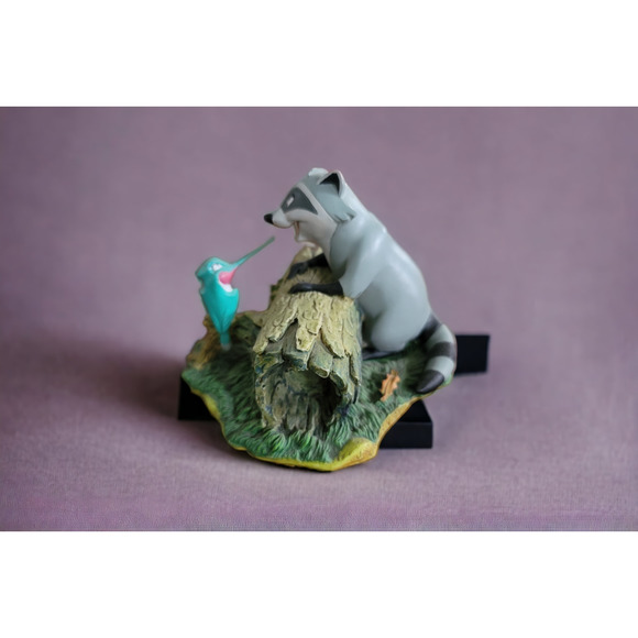 Disney Pocahontas Meeko & Flint Figurine ~ 1995 ~ Mint Condition ~ No Box! - Picture 4 of 7